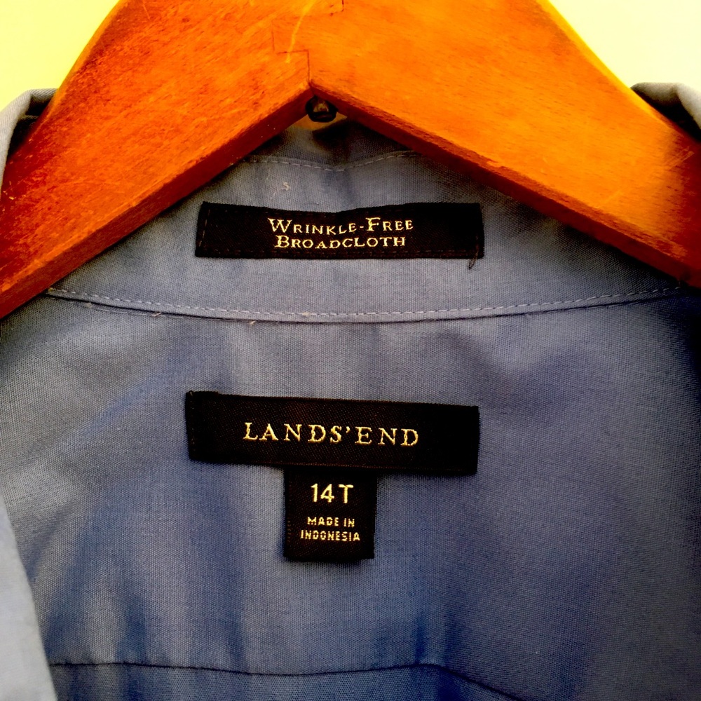 Lands’ End Women’s Tall Broadcloth button-down